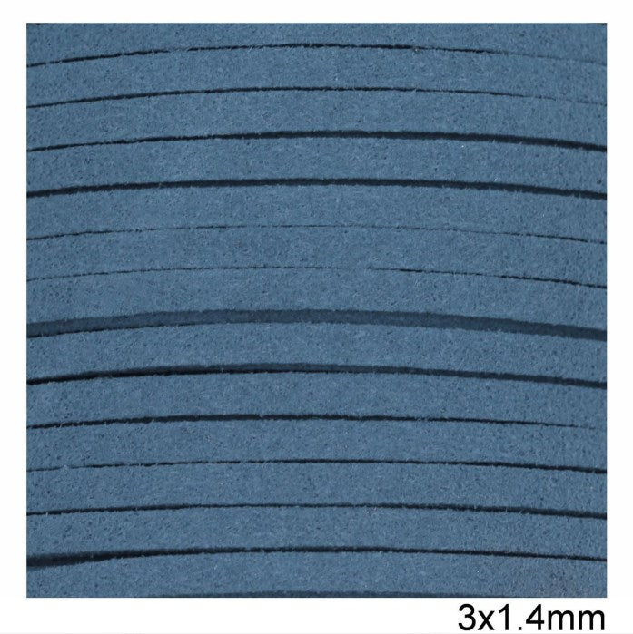 Κορδόνι suede πλακέ 3x1.4 mm σε συσκευασία 100 μέτρων - So Cute Cut