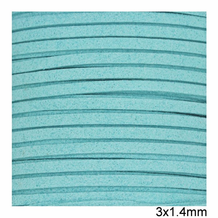 Κορδόνι suede πλακέ 3x1.4 mm σε συσκευασία 100 μέτρων - So Cute Cut