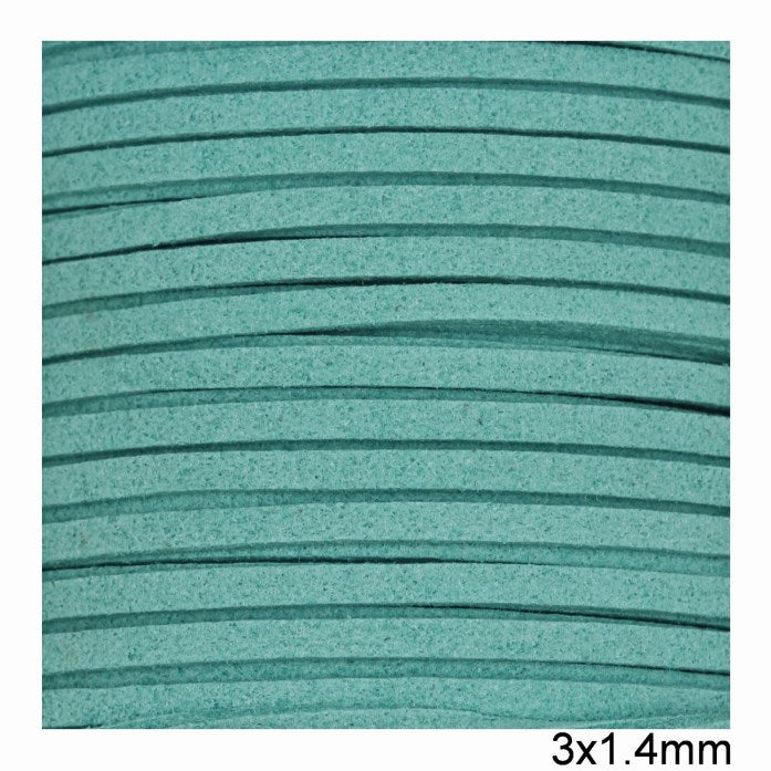 Κορδόνι suede πλακέ 3x1.4 mm σε συσκευασία 100 μέτρων - So Cute Cut