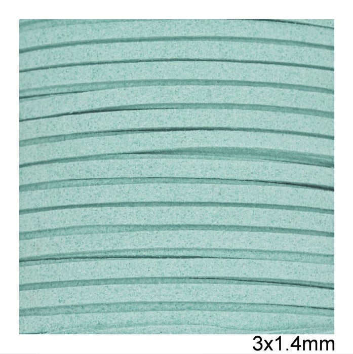 Κορδόνι suede πλακέ 3x1.4 mm σε συσκευασία 100 μέτρων - So Cute Cut