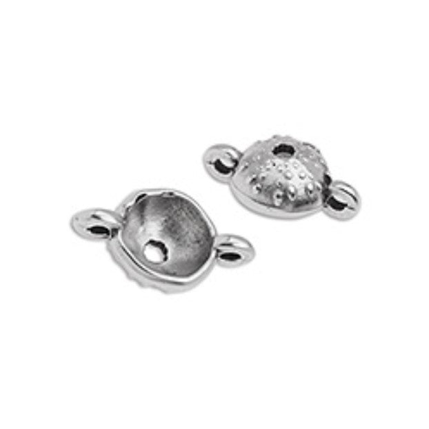 Μοτίφ αχινός 9mm περαστό με 2 κρικάκια για 1.5mm σε συσκευασία 24 τεμαχίων - So Cute Cut