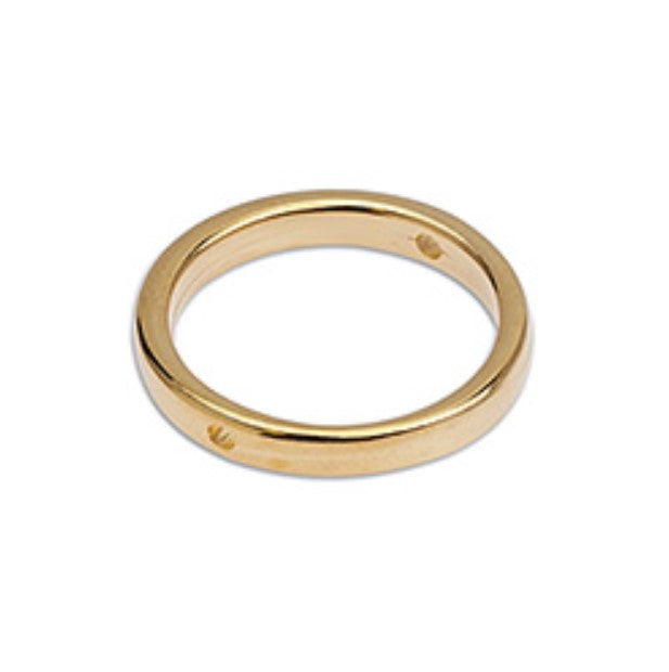 Κρίκος 21mm με 2 τρύπες Φ1.5mm σε συσκευασία 11 τεμαχίων - So Cute Cut