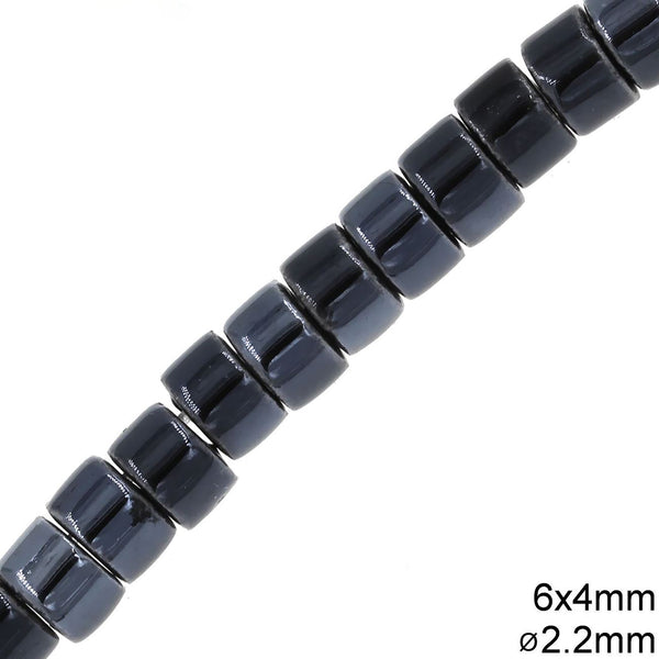 Χάνδρα Κεραμική Ροδέλα 6x4mm με Τρύπα 2.2mm - So Cute Cut
