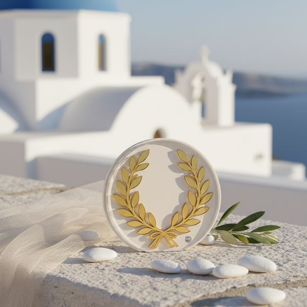 Ακρυλικά στοιχεία για μπομπονιέρες γάμου