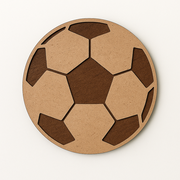 Laser cut αθλητικά σχέδια από ξύλο και plexiglass για DIY κατασκευές από τη συλλογή Sports της So Cute Cut.
