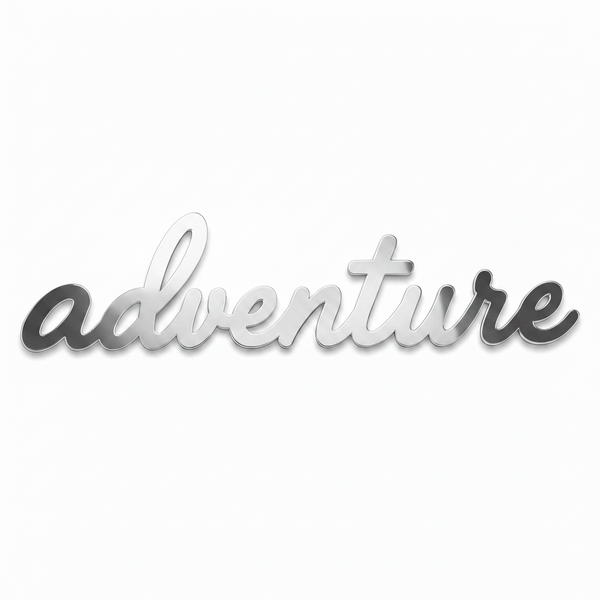 Adventure Script Word | Laser Cut Διακοσμητική Λέξη