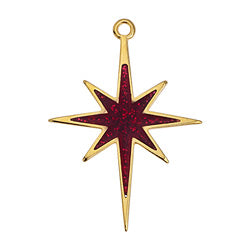 Μεταλλικό διακοσμητικό αστέρι της Βηθλεέμ κρεμαστό σε συσκευασία - So Cute Cut