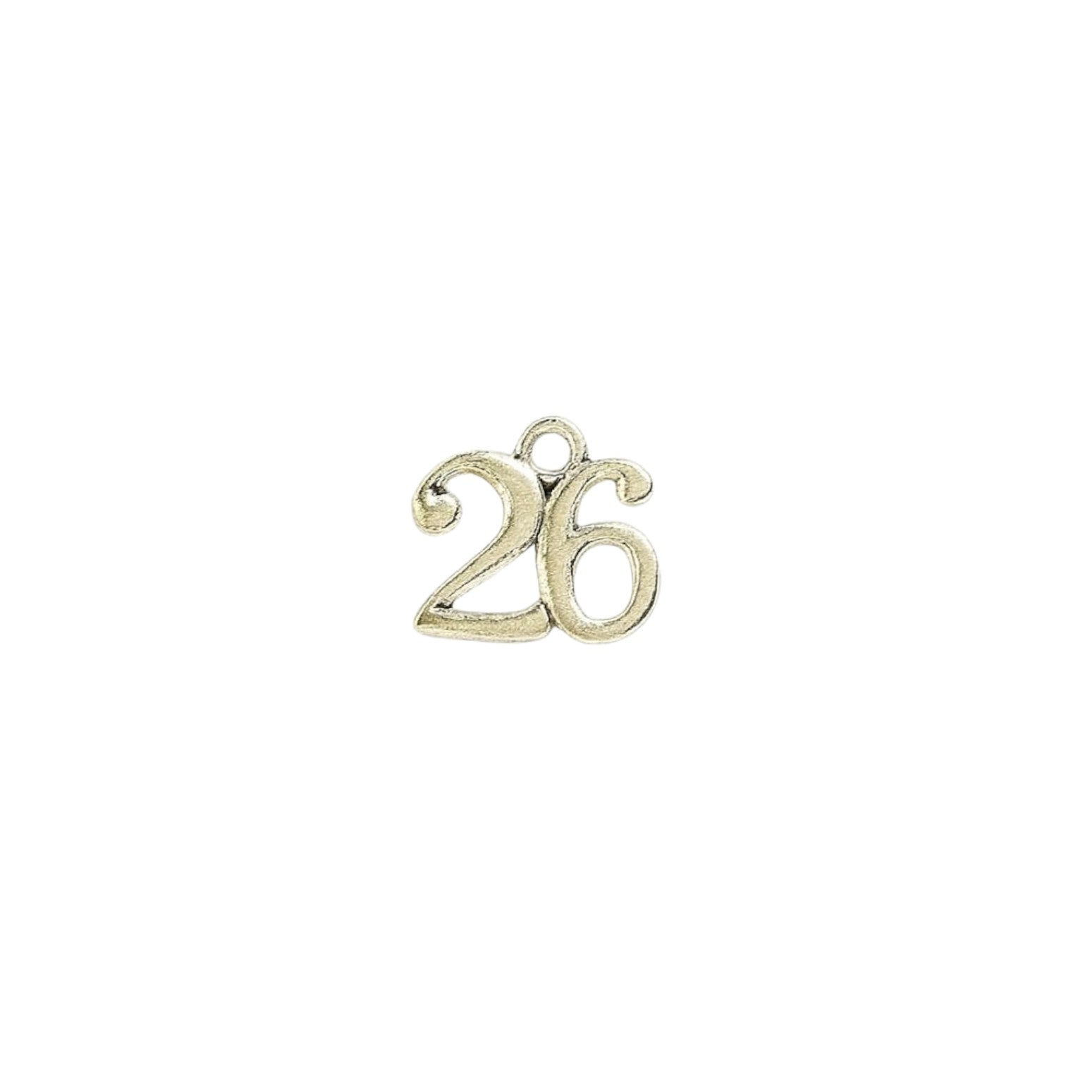 Μεταλλικό κρεμαστό 26 μεγάλο για γούρια και charms – Συσκευασία 25 τμχ