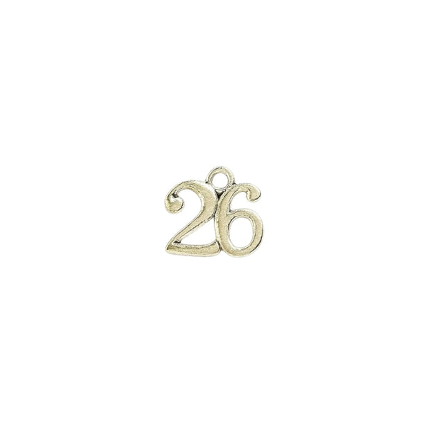 Μεταλλικό κρεμαστό 26 μεγάλο για γούρια και charms – Συσκευασία 25 τμχ