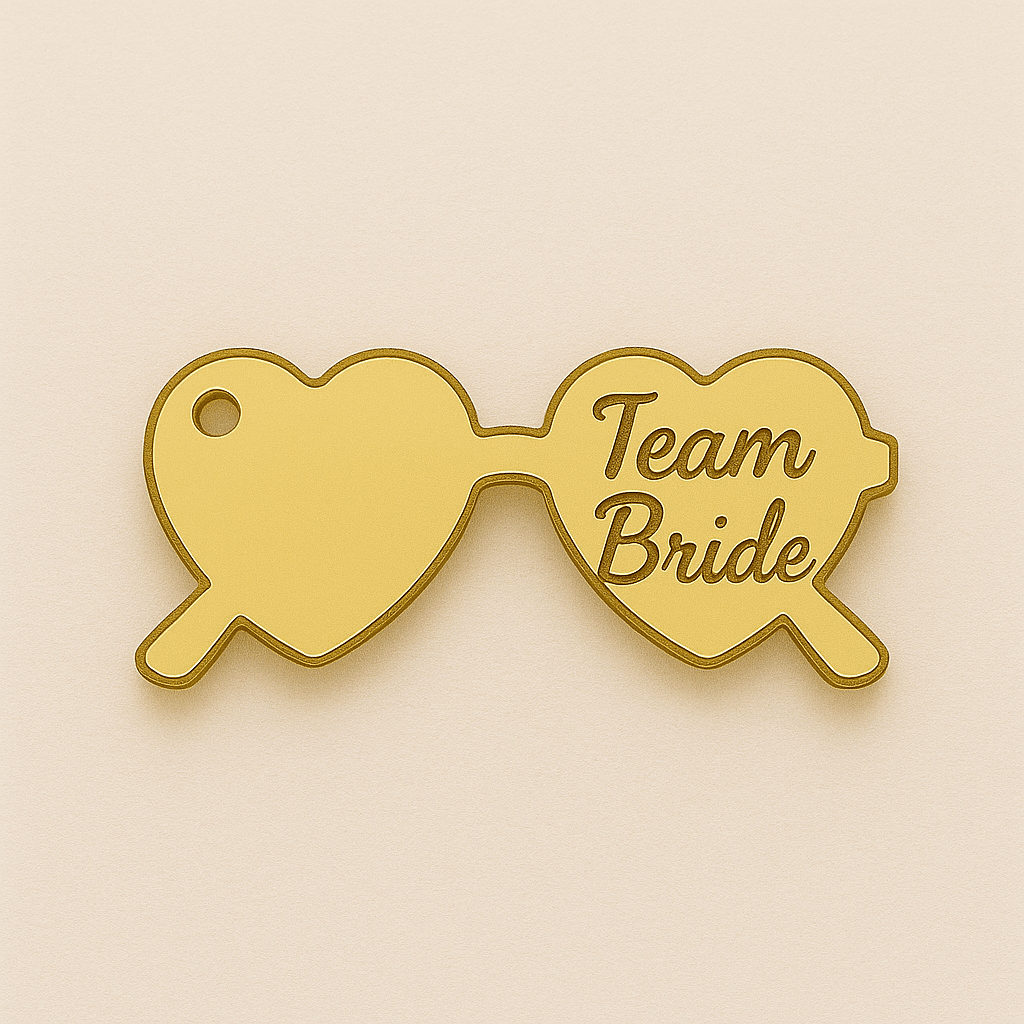 Σετ “Heart Sunnies – Bride & Team Bride” 😎💛