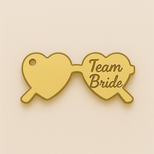 Σετ “Heart Sunnies – Bride & Team Bride” 😎💛