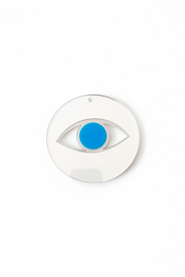 Στρογγυλό μάτι από πλέξι καθρέφτη σε συσκευασία 2 τεμαχίων