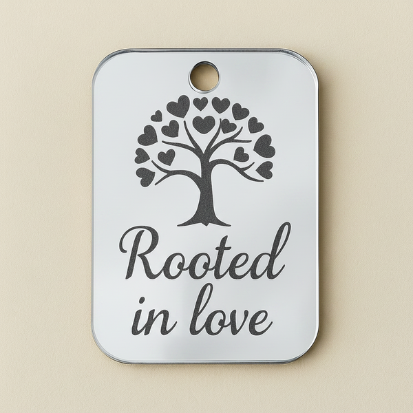 “Rooted in Love” – Δεντράκι με Ρίζες Αγάπης από Καθρέφτη, σετ 5 τεμαχίων
