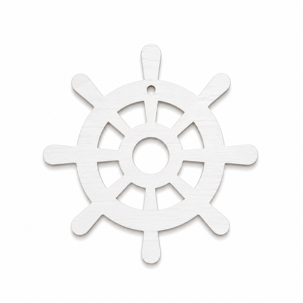 Modern Ship Wheel | Μοντέρνο Ξύλινο & Ακρυλικό Τιμόνι Πλοίου