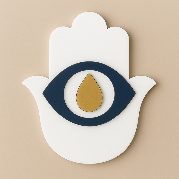 Hamsa Plexi Drop Eye – Το βλέμμα της προστασίας, σε plexiglass