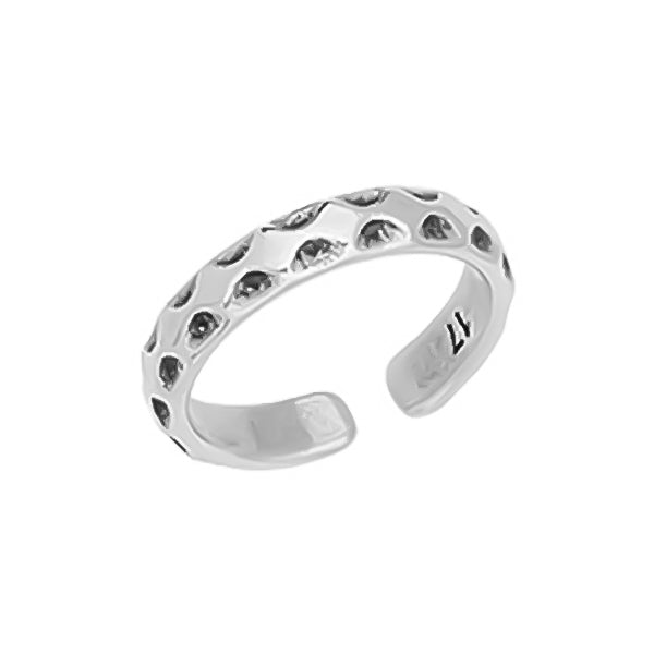 Δαχτυλίδι με σφυρήλατο pattern 17mm σε συσκευασία - So Cute Cut