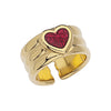 Δαχτυλίδι με καστόνι καρδιά 17mm σε συσκευασία - So Cute Cut