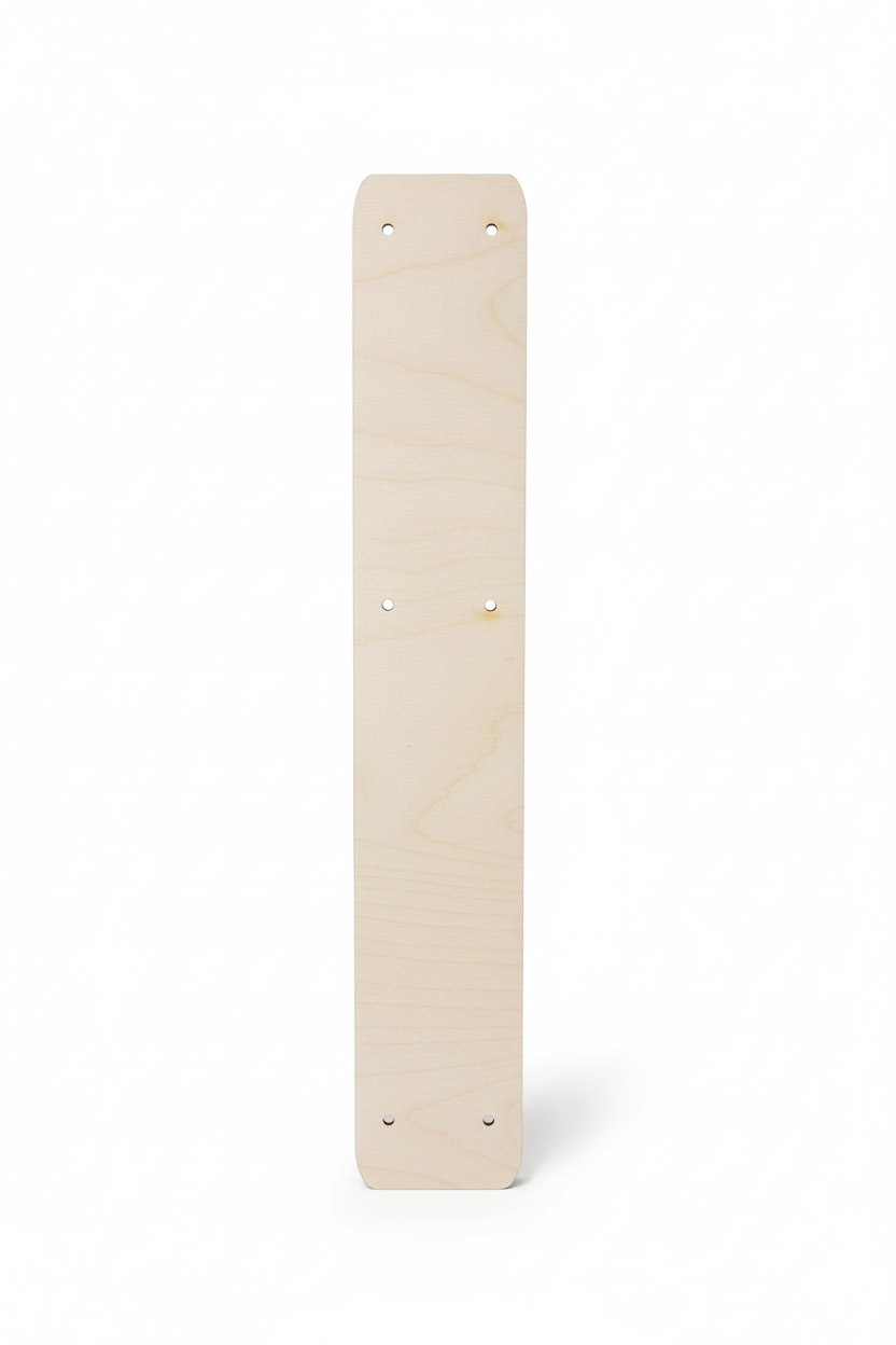 Ξύλινη πλάτη για λαμπάδα με τρύπες 35 cm x 6 cm - So Cute Cut