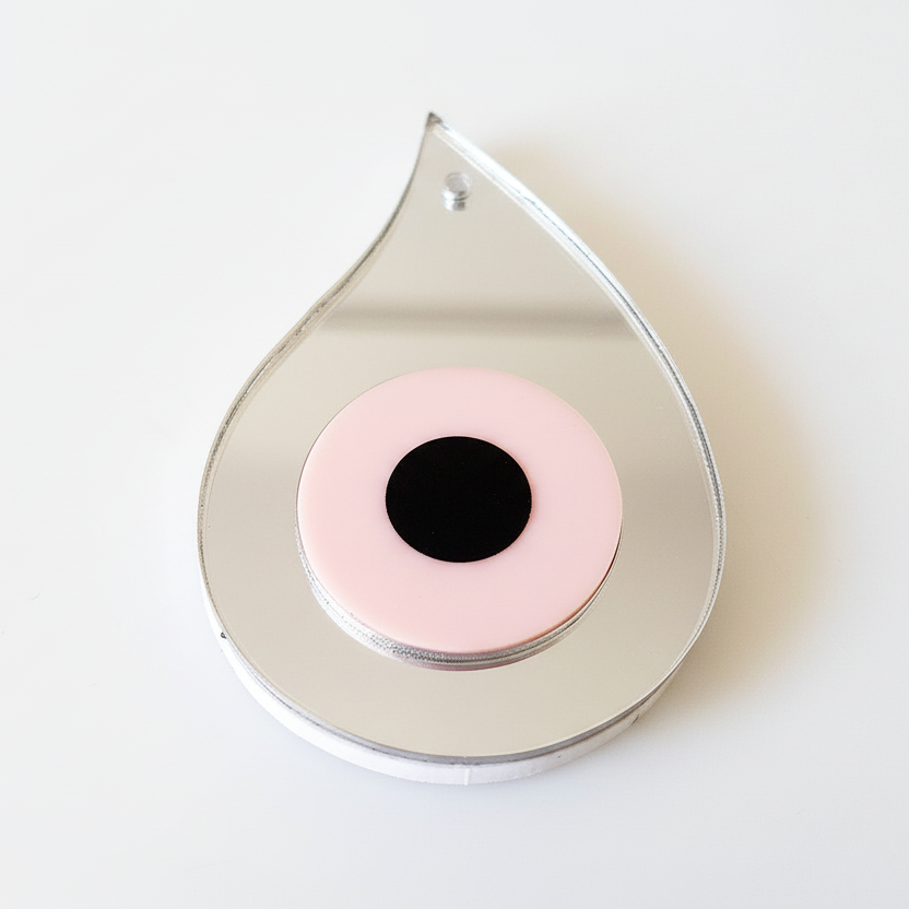 Layered plexiglass μάτι δάκρυ με χρυσό ή ασημί καθρέφτη και χρωματιστό μάτι – διακοσμητικό στοιχείο για κατασκευές So Cute Cut