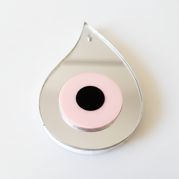 Layered plexiglass μάτι δάκρυ με χρυσό ή ασημί καθρέφτη και χρωματιστό μάτι – διακοσμητικό στοιχείο για κατασκευές So Cute Cut