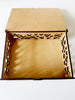 Ξύλινο κουτί με διάτρητες καρδιές και προαιρετική χάραξη 16 x 12 x 5 cm - So Cute Cut