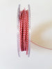 Κορδόνι Κόκκινο Ασπρο Μάρτης ριγέ 1mm σε συσκευασία 20 μέτρων - So Cute Cut