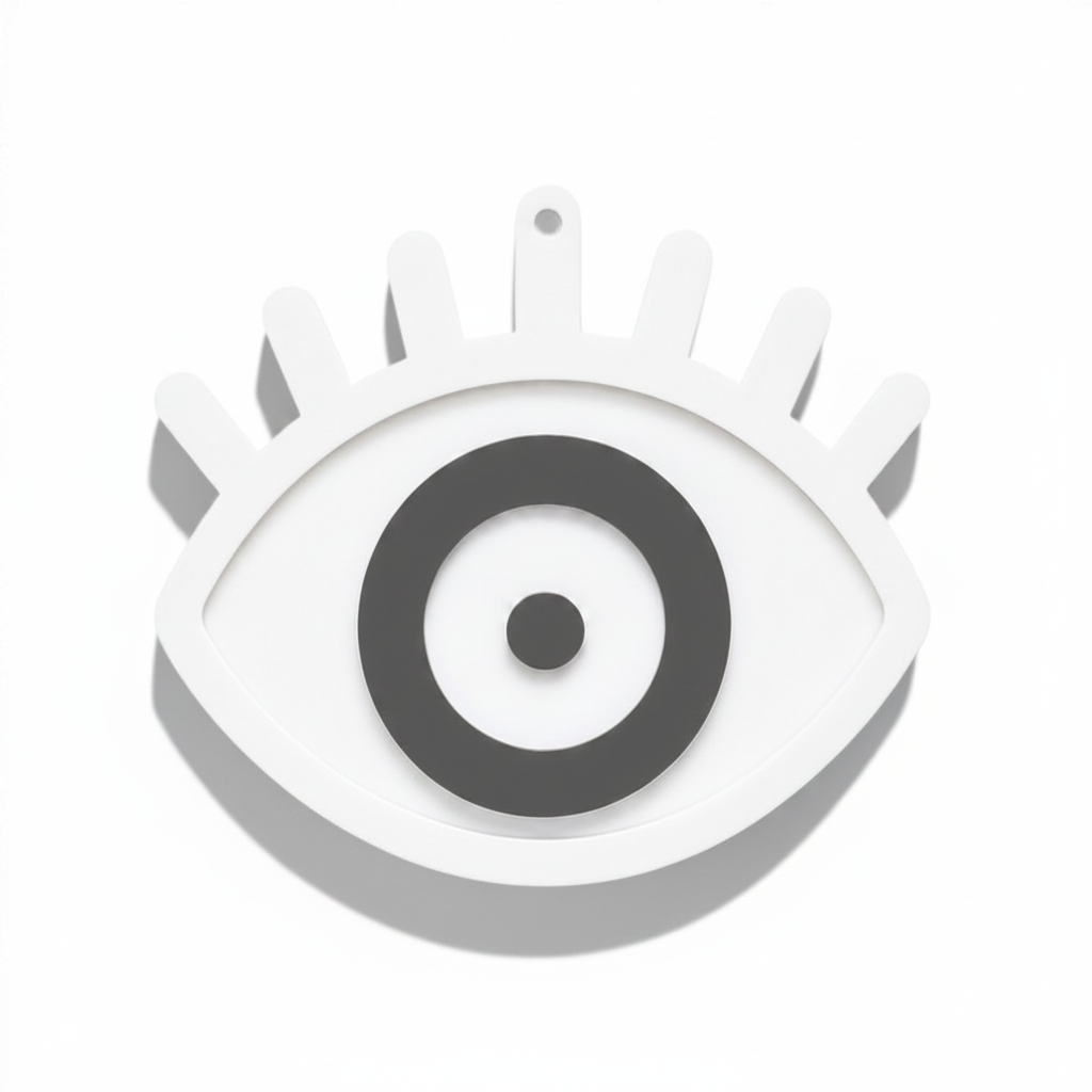 Minimal Greek Eye Hanging Decor από Glossy Plexiglass