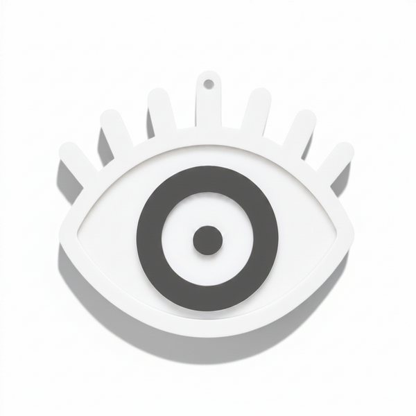 Minimal Greek Eye Hanging Decor από Glossy Plexiglass