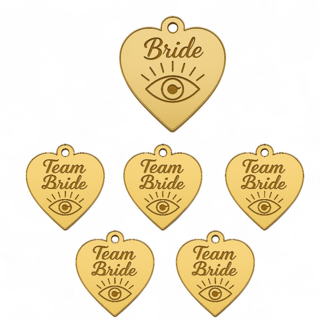 Σετ “Evil Eye Hearts” για Bride & Team Bride 🧿💛