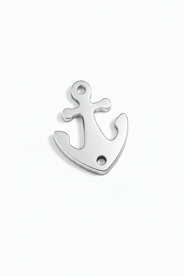 Ακρυλικό πλέξι στοιχείο άγκυρα για μακραμέ 15x20 mm σε συσκευασία 10 τεμαχίων