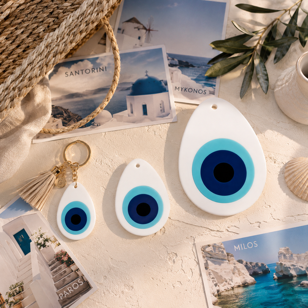 Organic Drop Eye – Πολυστρωματικό Κρεμαστό Στοιχείο από Πλεξιγκλάς