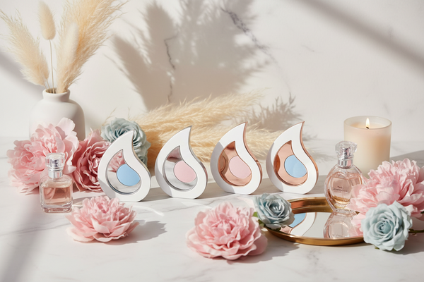 Επιτραπέζιο διακοσμητικό μάτι από λευκό πλεξιγκλάς με ροζ χρυσό ή ασημί καθρέφτη και ροζ ή γαλάζιο εσωτερικό So Cute by Dimi