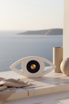 Luxury plexiglass eye table decor in glossy white by So Cute by Dimi – Eclipse Eye