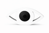 Luxury plexiglass eye table decor in glossy white by So Cute by Dimi – Eclipse Eye