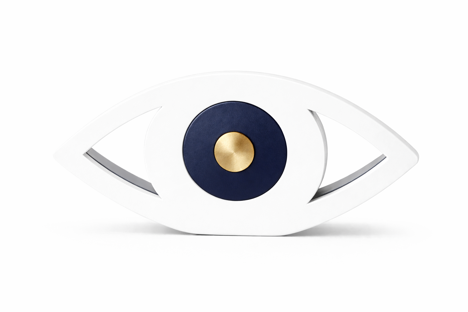 Luxury plexiglass eye table decor in glossy white by So Cute by Dimi – Eclipse Eye