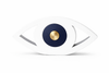Luxury plexiglass eye table decor in glossy white by So Cute by Dimi – Eclipse Eye