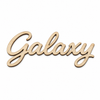 Galaxy Script Sign | Laser Cut Επιγραφή από Πλεξιγκλάς & MDF