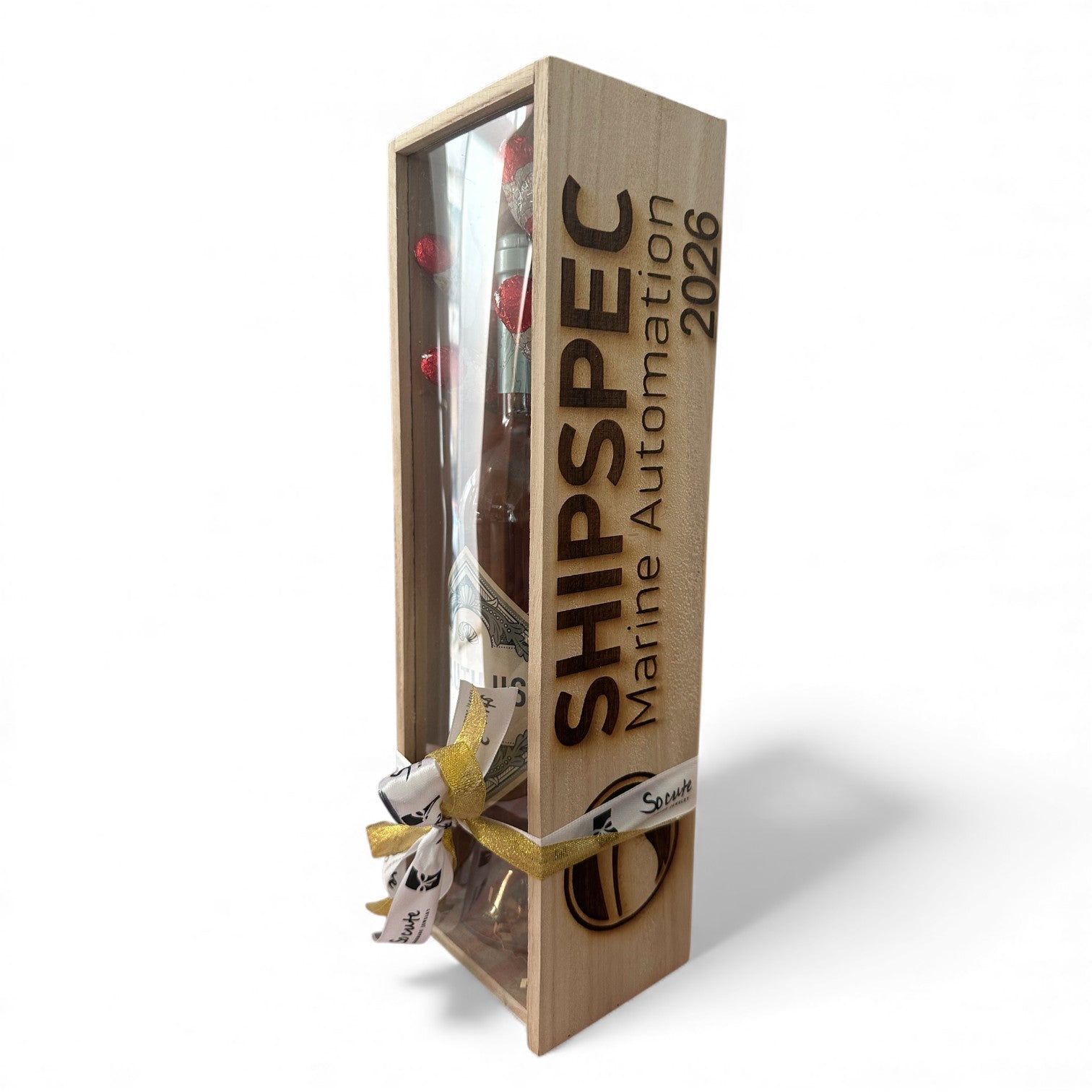 Wooden engraved gift box with personalized laser engraving – So Cute Cut Custom Gift