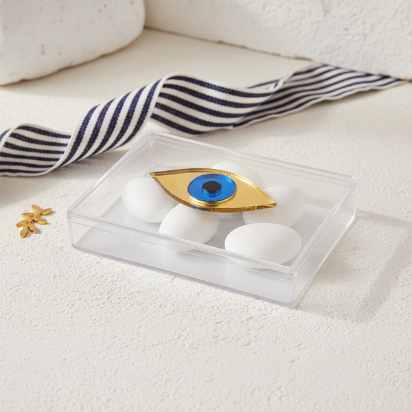 Plexi Box “Evil Eye Mirror” – Παραλληλόγραμμο διακοσμητικό κουτί με μάτι