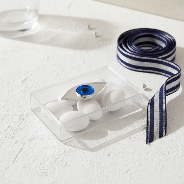 Plexi Box “Evil Eye Mirror” – Παραλληλόγραμμο διακοσμητικό κουτί με μάτι