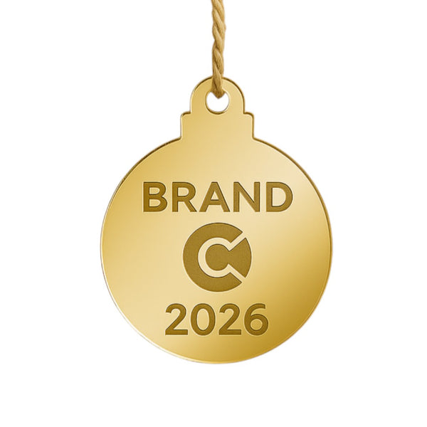 Corporate Mini Mirror 🎄Εταιρικό Γούρι 2026 | Διάμετρος 4 cm| σετ 50 τεμαχίων
