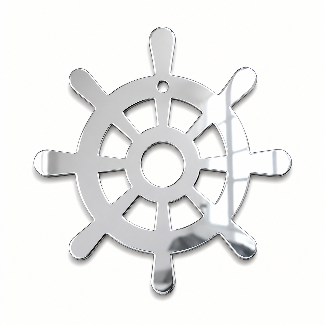 Modern Ship Wheel | Μοντέρνο Ξύλινο & Ακρυλικό Τιμόνι Πλοίου