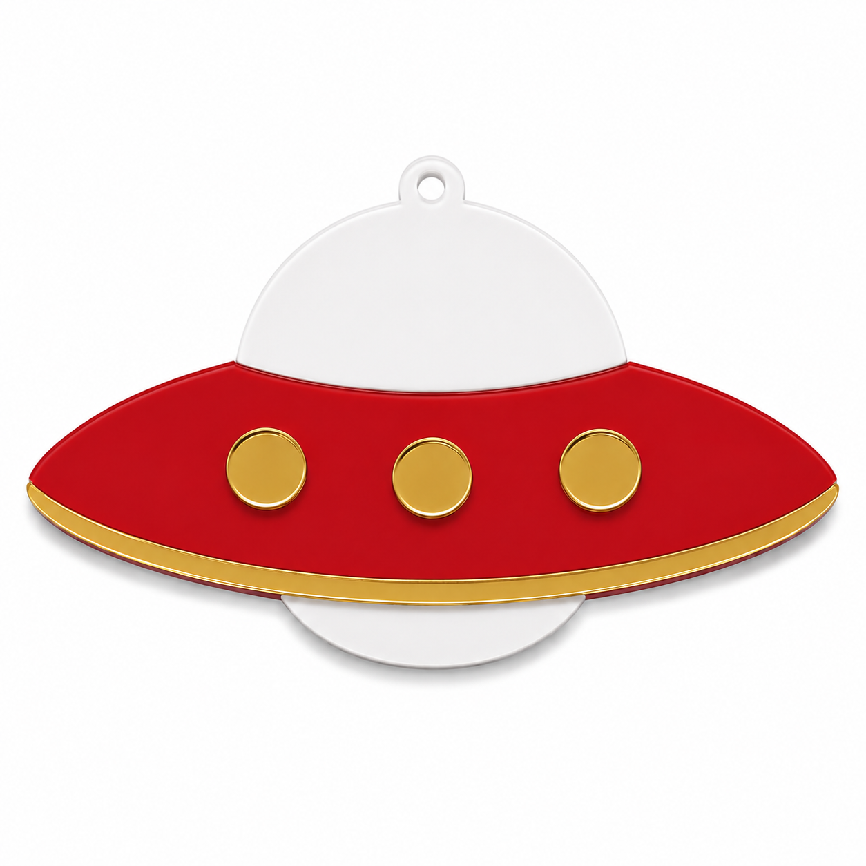 Space UFO | Κρεμαστό UFO από Πλεξιγκλάς για Βάπτιση, Baby Shower & DIY