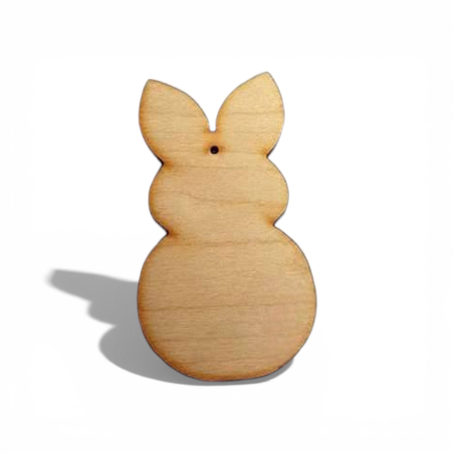 Ξύλινο διακοσμητικό στοιχείο λαγός με τρύπα - So Cute Cut