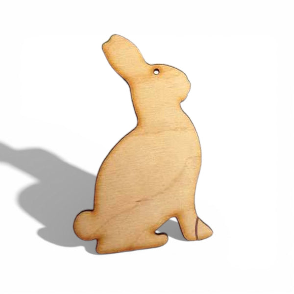 Ξύλινο διακοσμητικό στοιχείο λαγός με τρύπα - So Cute Cut