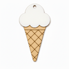 Sweet Ice Cream Διακοσμητικό Παγωτό από Σημύδα & Πλεξιγκλάς | DIY Summer Charm