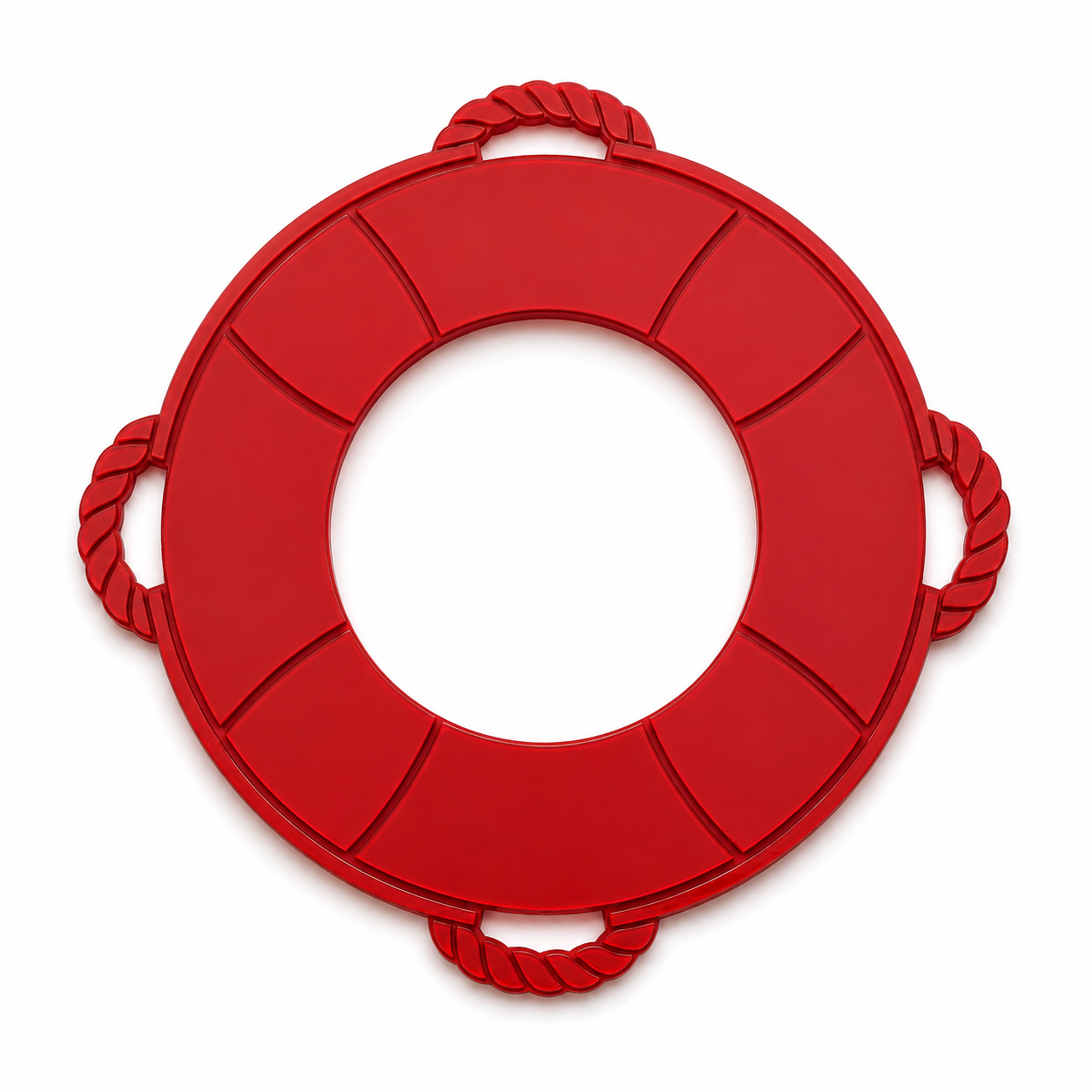 Basic Lifebuoy | Ξύλινο & Ακρυλικό Διακοσμητικό Σωσίβιο