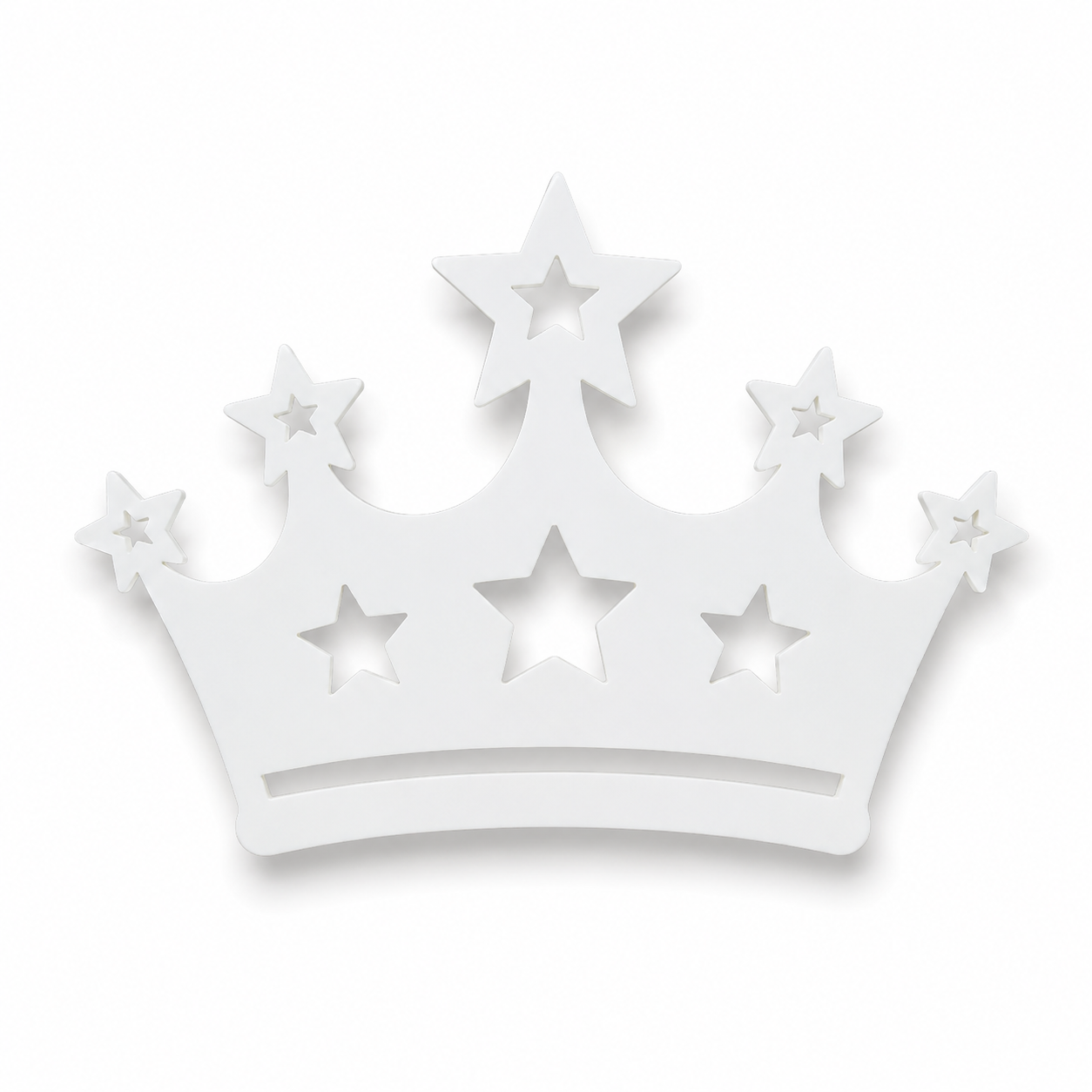 Princess Crown | Κορώνα από Ροζ Plexiglass για DIY Κατασκευές – 10 εκ. | Σετ 6 Τεμαχίων