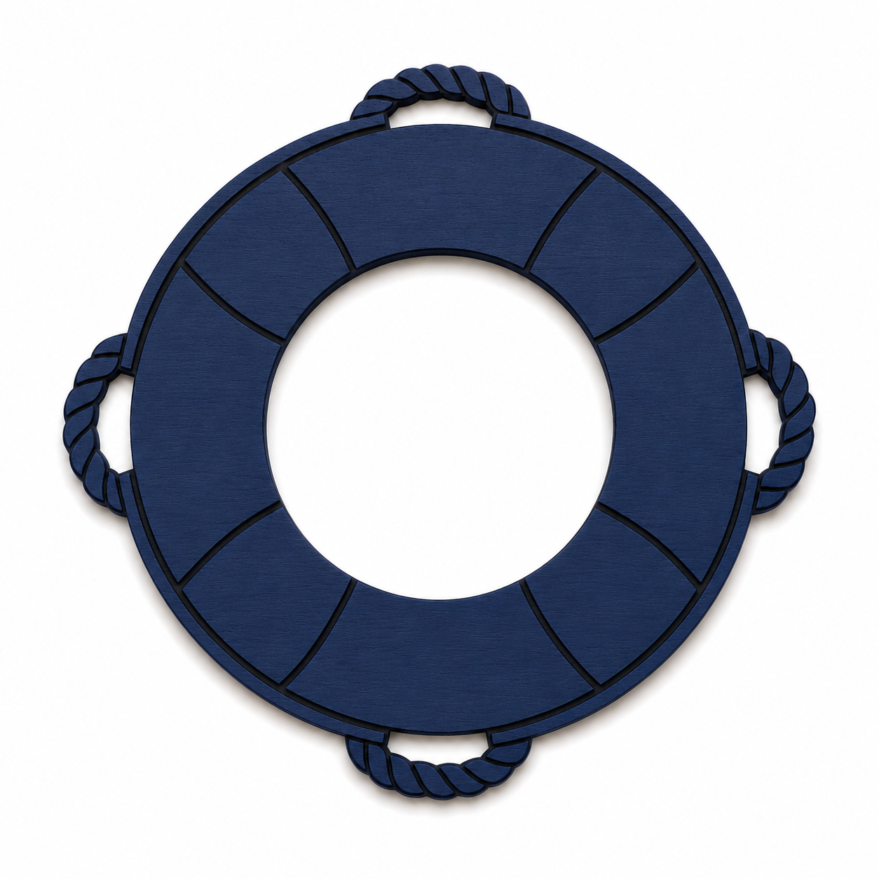 Basic Lifebuoy | Ξύλινο & Ακρυλικό Διακοσμητικό Σωσίβιο