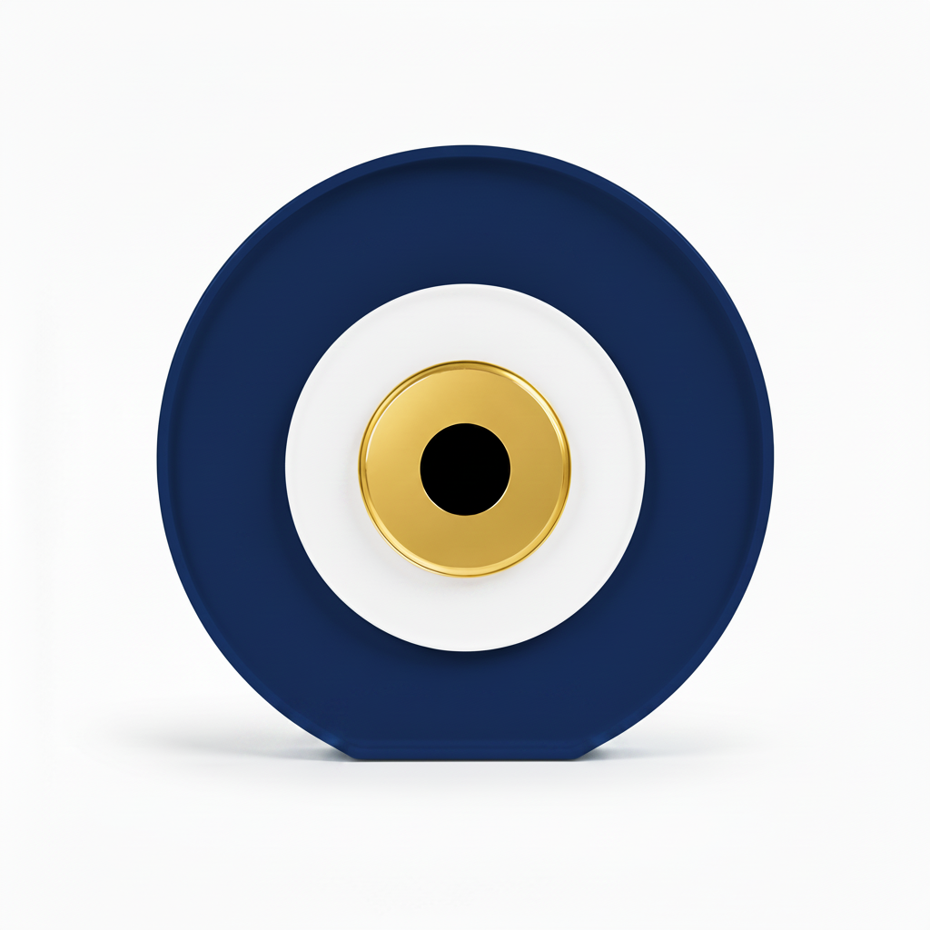 Luxury Round Evil Eye – Plexiglass Favor Element